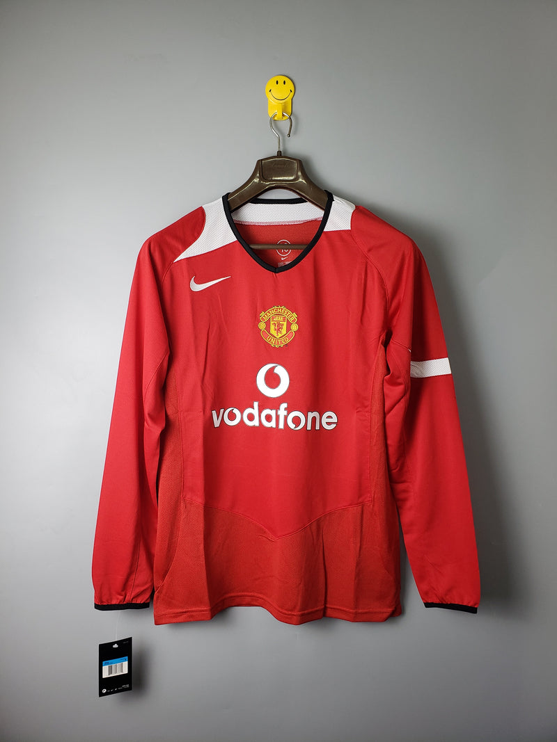 MANCHESTER UNITED I 2005 homem (RETRO) MANGA LONGA