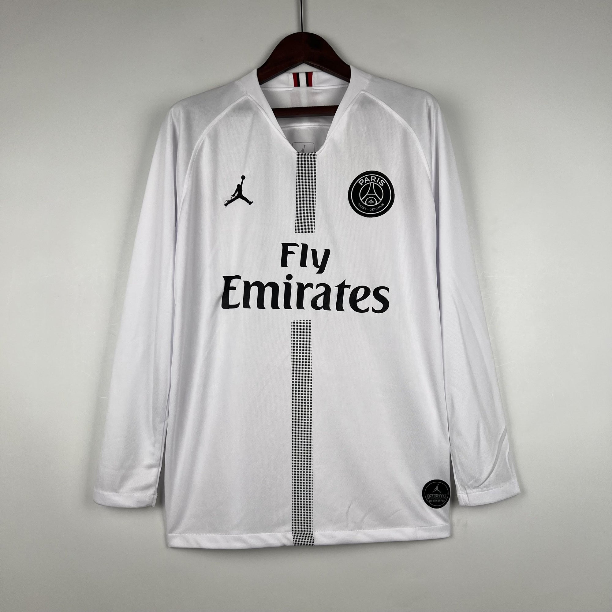Camisa Paris Saint-Germain Away 18/19 Champions Liga (Versão Manga Longa Retrô)