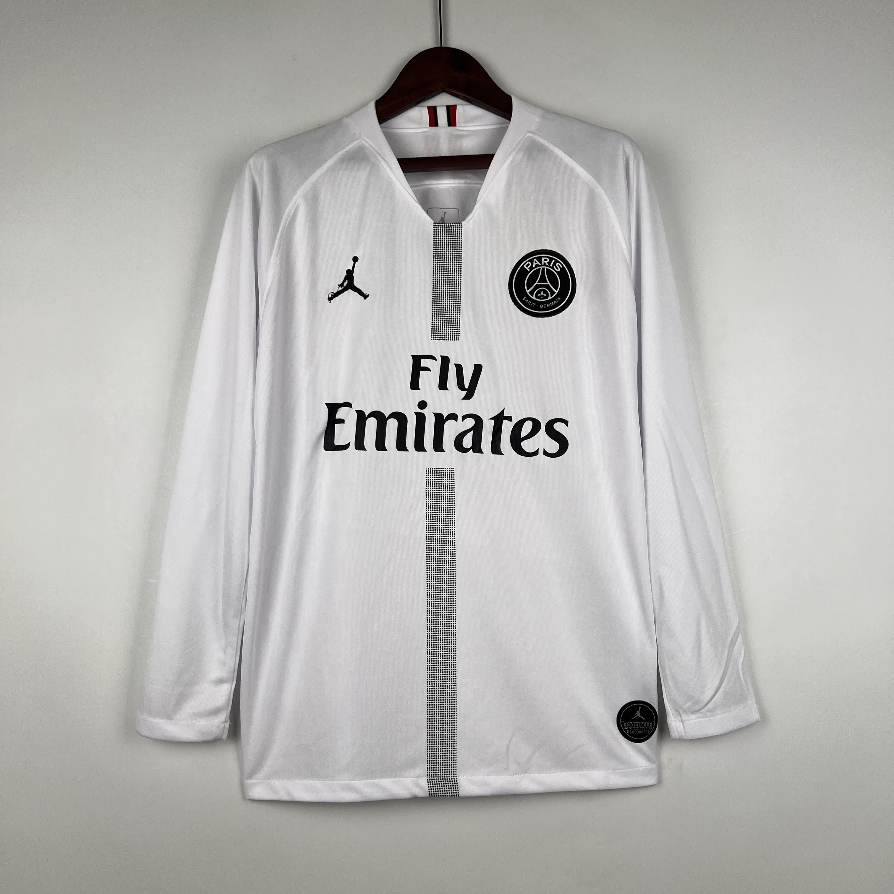 Camisa Paris Saint-Germain Away 18/19 Champions Liga (Versão Manga Longa Retrô)