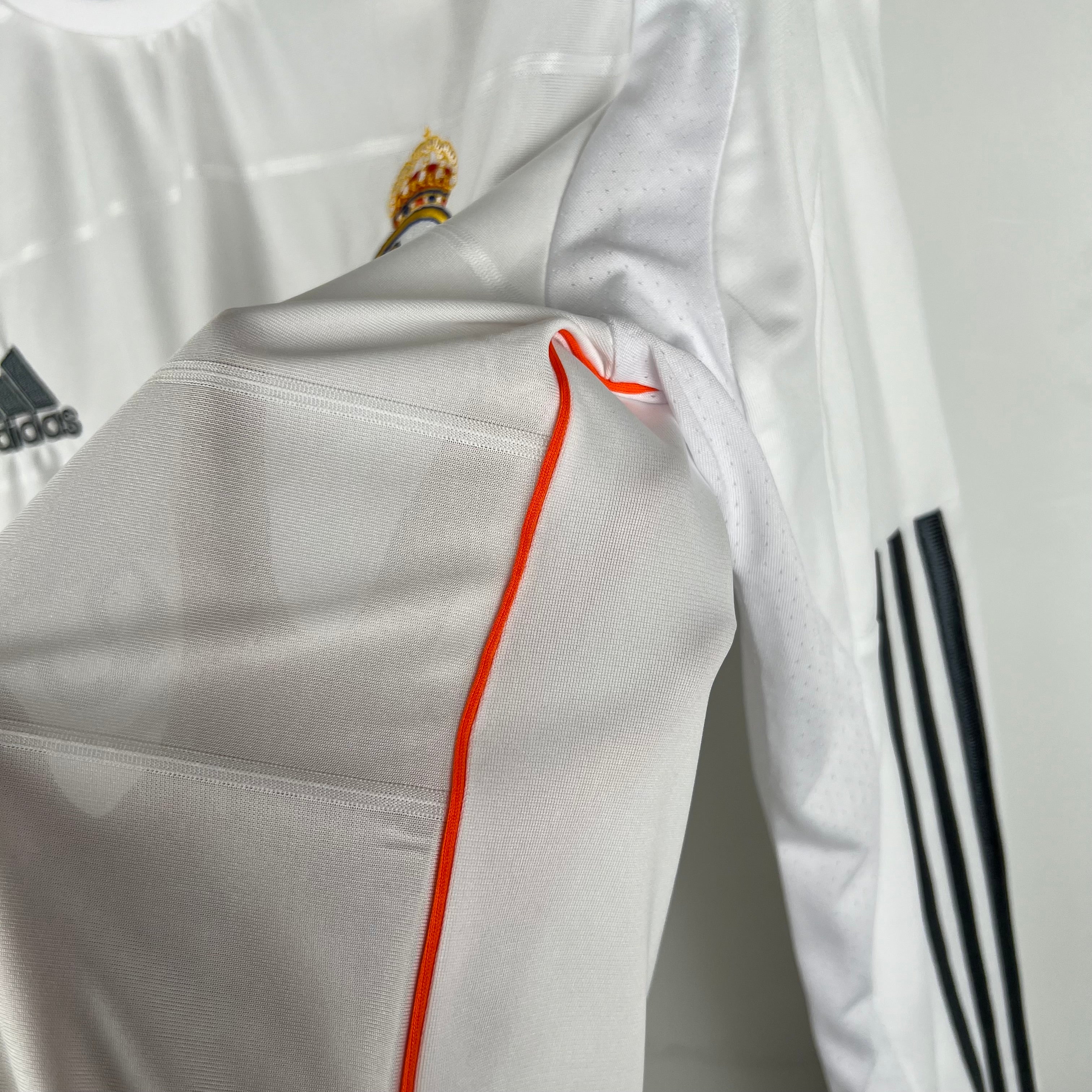Camisa Real Madrid Home 13/14 (Versão Manga Longa Retrô)
