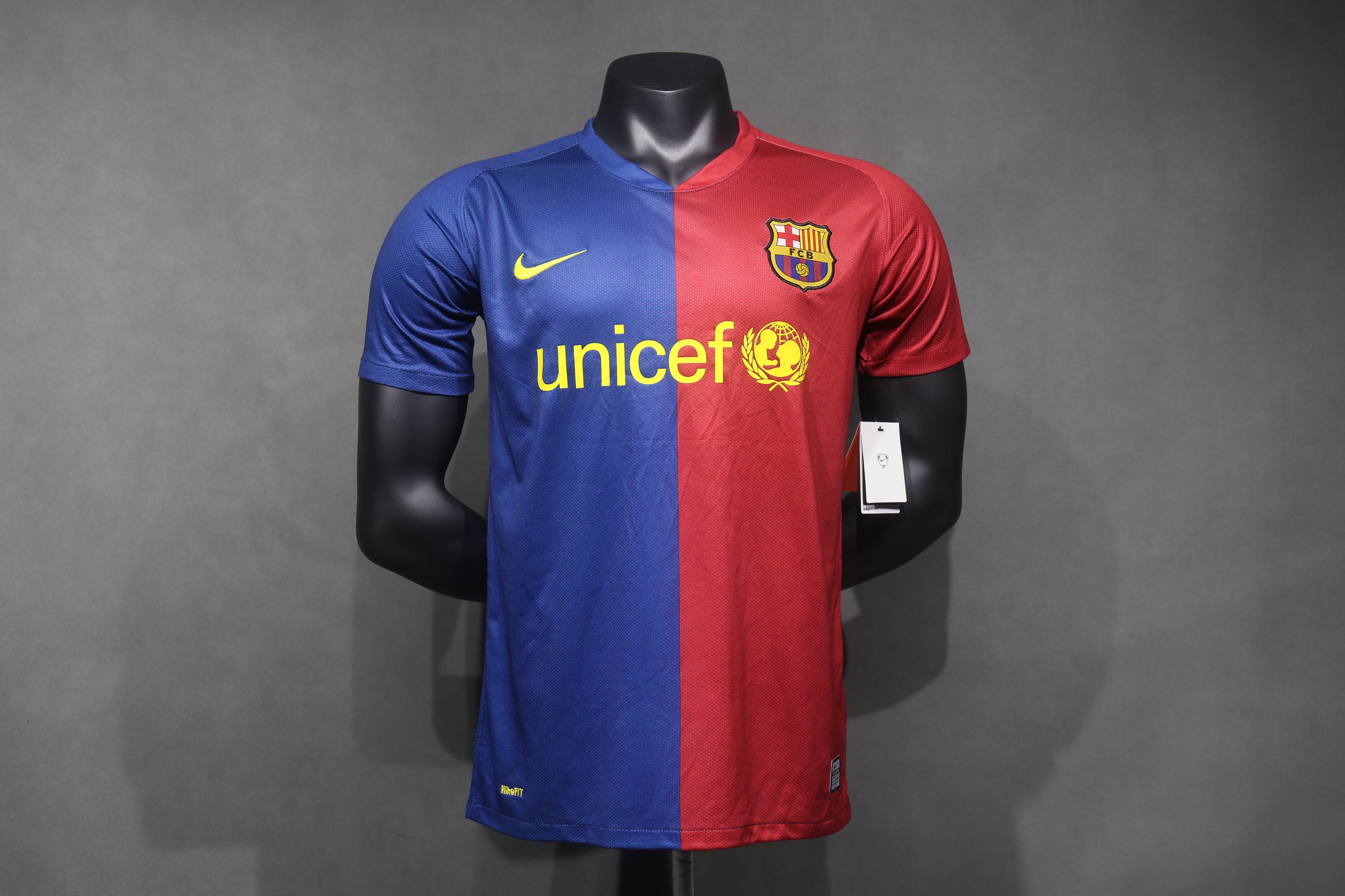 Barcelona Home 14/15 Retro Shirt - Blue and Red 