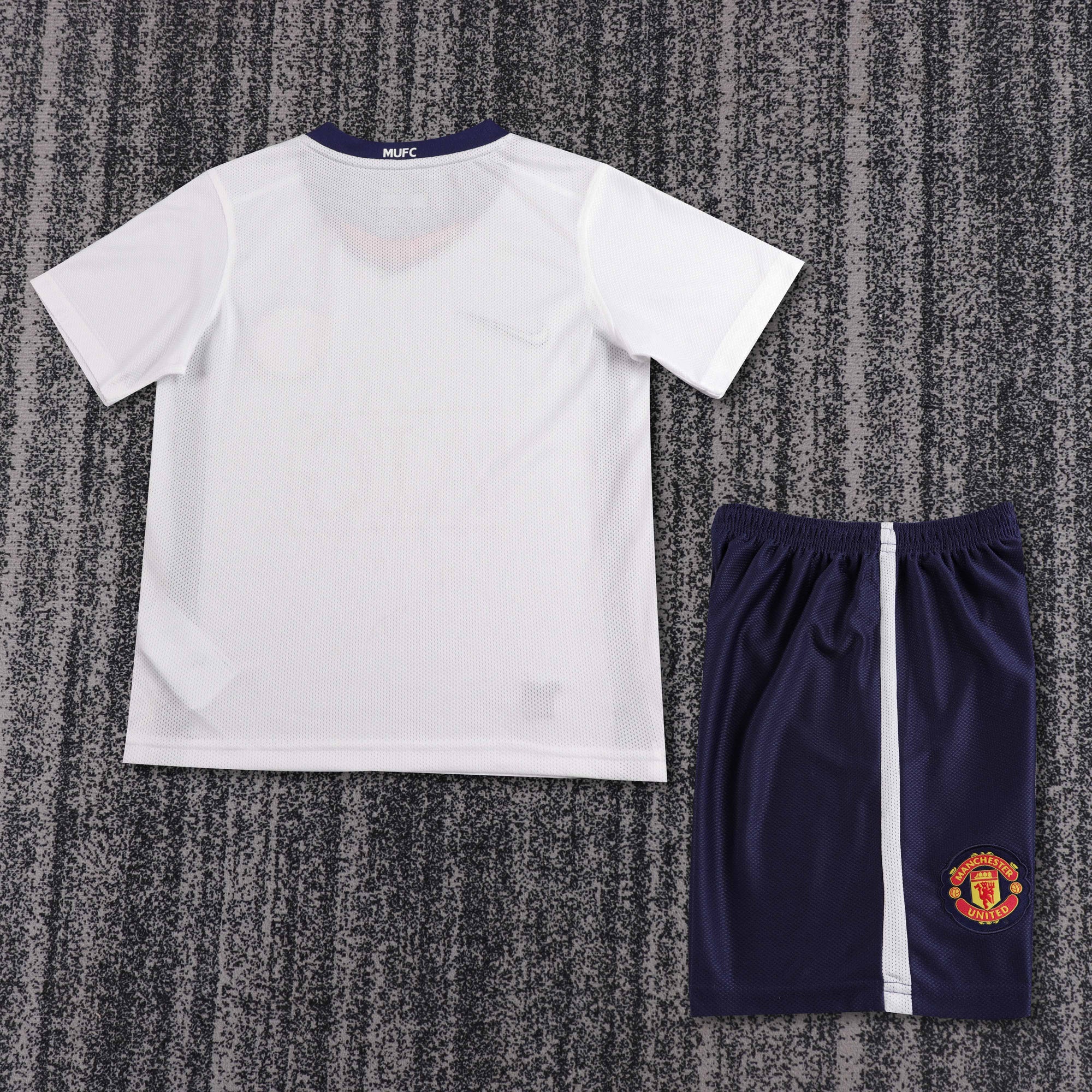 Camisa Manchester United Away 08/09 Conjunto Infantil (Versão Retrô)