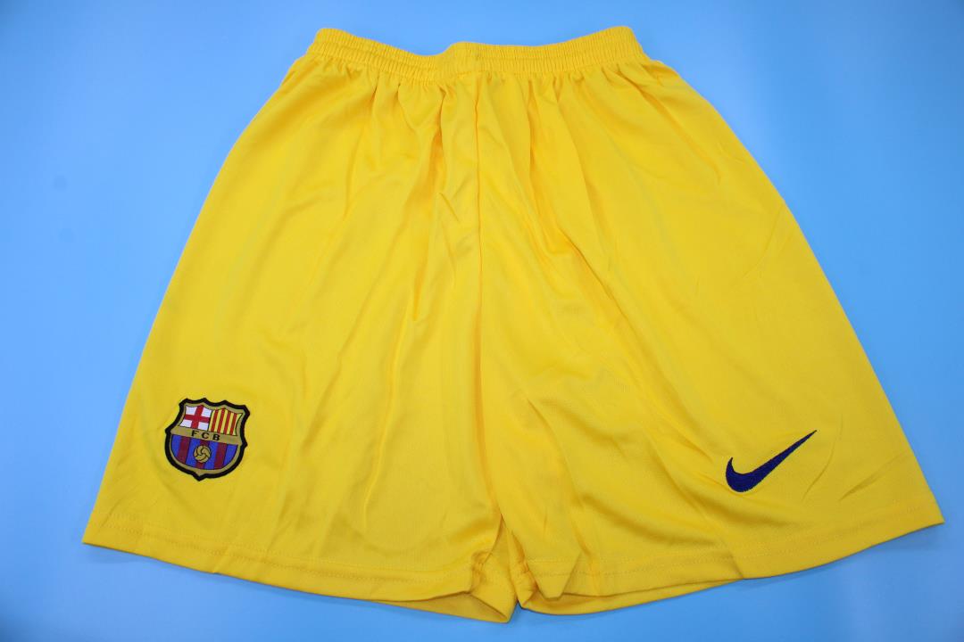 Kit Barcelona Away 19/20 Conjunto Infantil (Versão Retrô)