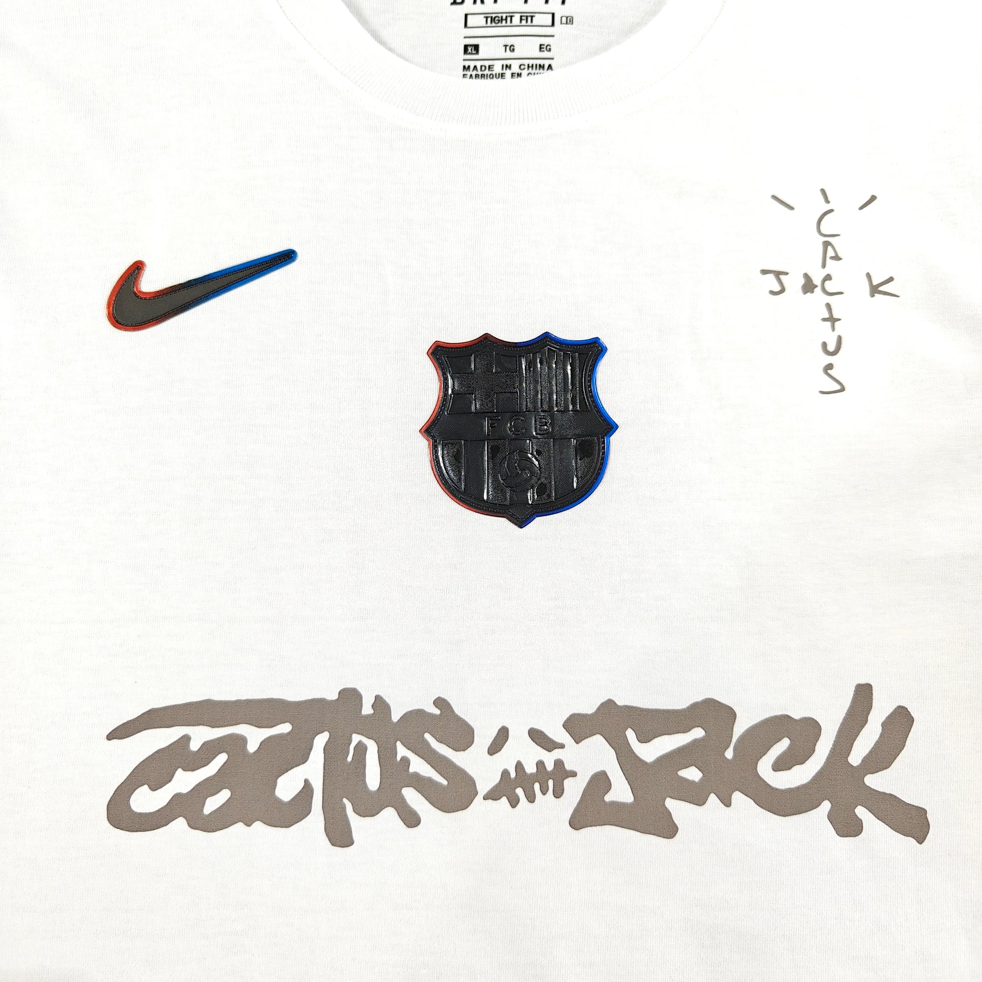 Camisa Casual Especial Logo 2024 "Cactus Jack" FC Barcelona | Moda Esportiva