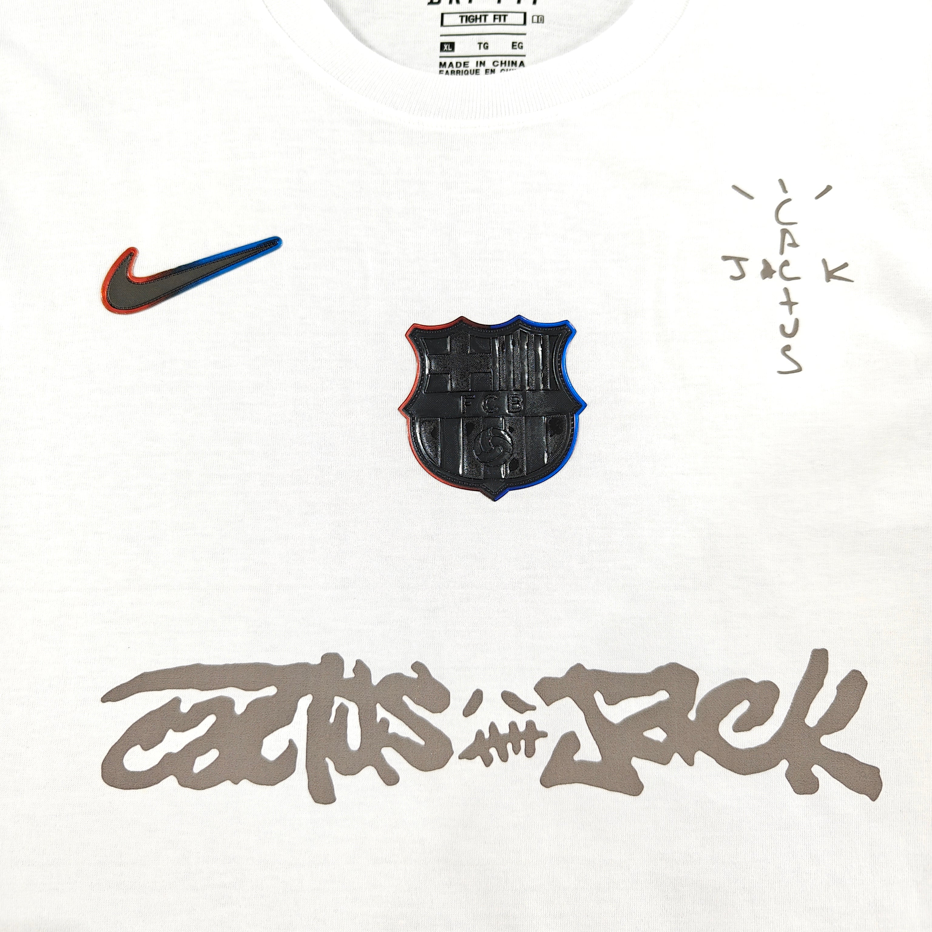 Camisa Casual Especial Logo 2024 "Cactus Jack" FC Barcelona | Moda Esportiva