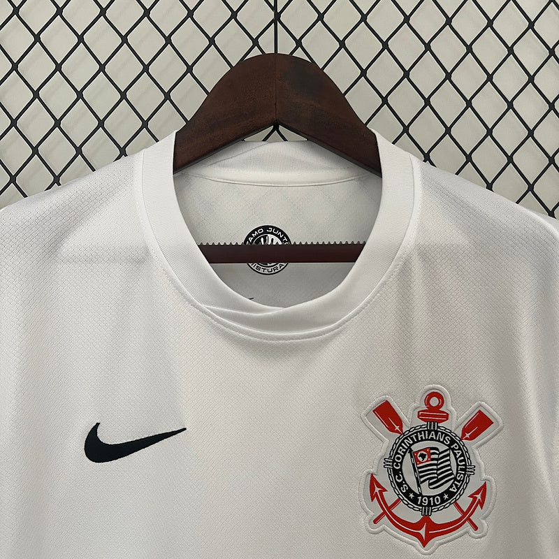 Camisa 24∕25 Corinthians home all sponsors