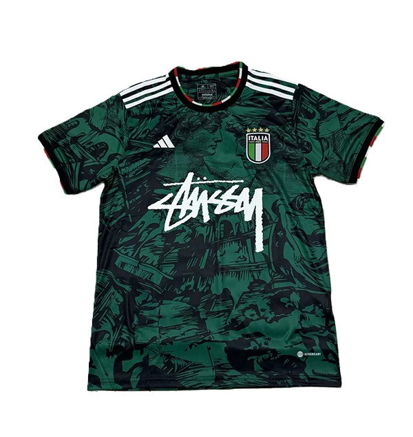 Camisa Seleção da Itália "Stussy Green" (Versão Torcedor) | EDIÇÃO ESPECIAL