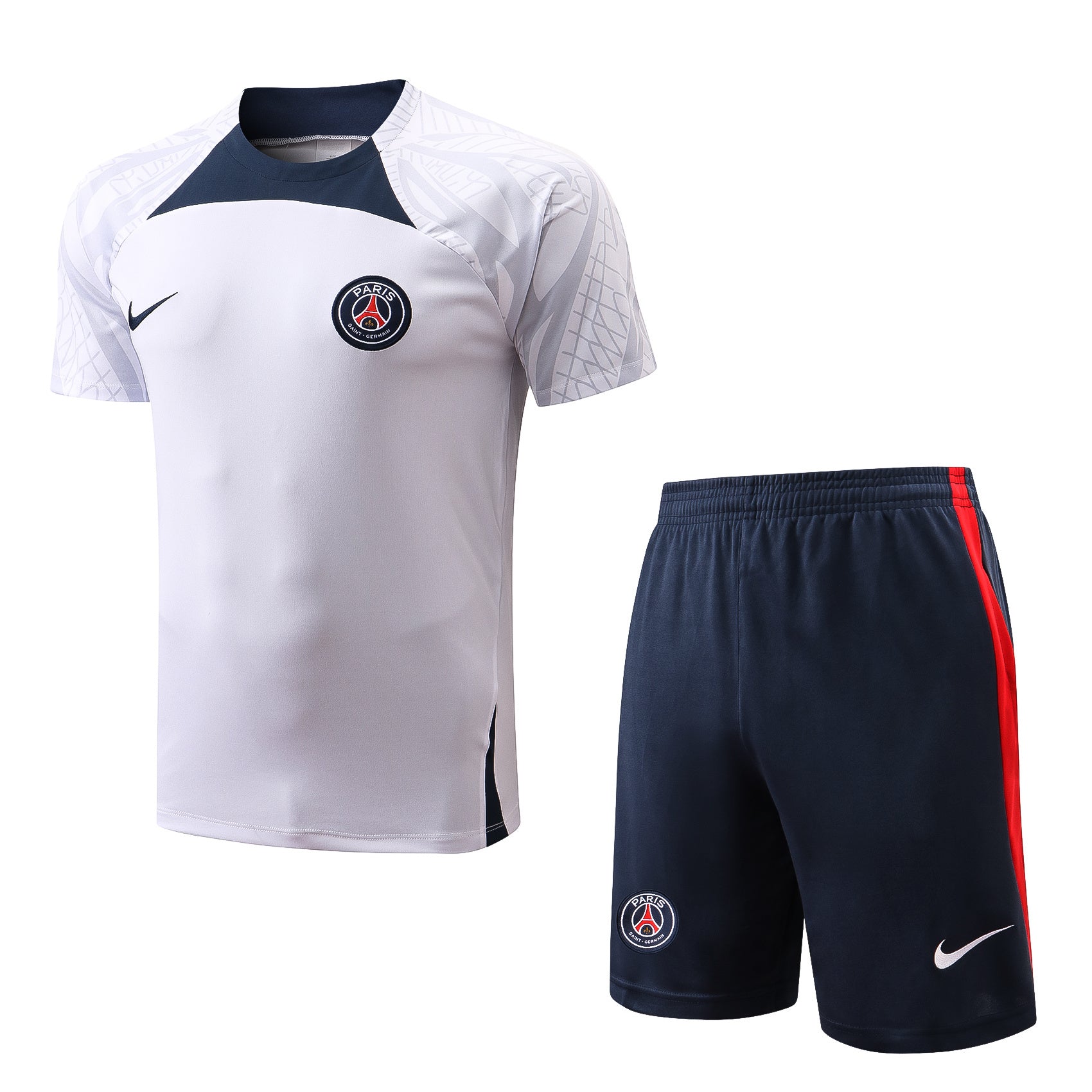 Kit Pre-Treino Paris Saint-Germain F.C. Conjunto Adulto/Infantil (Versão Torcedor)