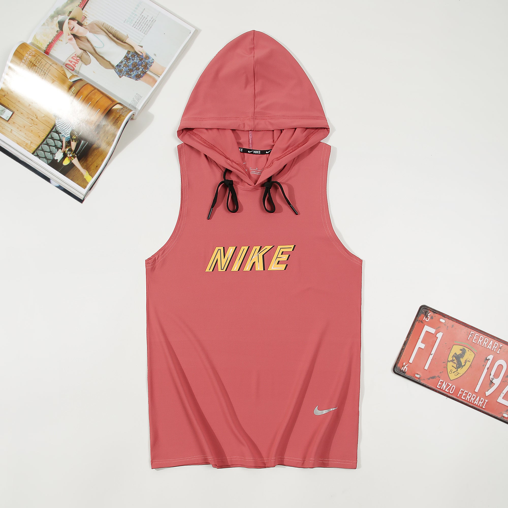 Camisa Regata (Capuz) Nike "Workout" Sportwear | Moda Esportiva