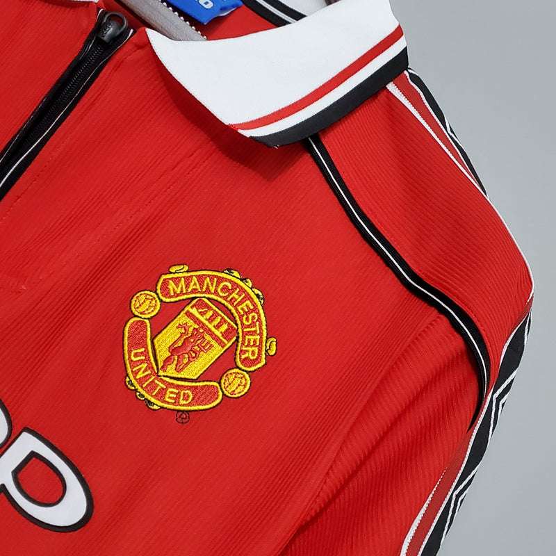 MANCHESTER UNITED I 98/99 homem (RETRO) MANGA LONGA