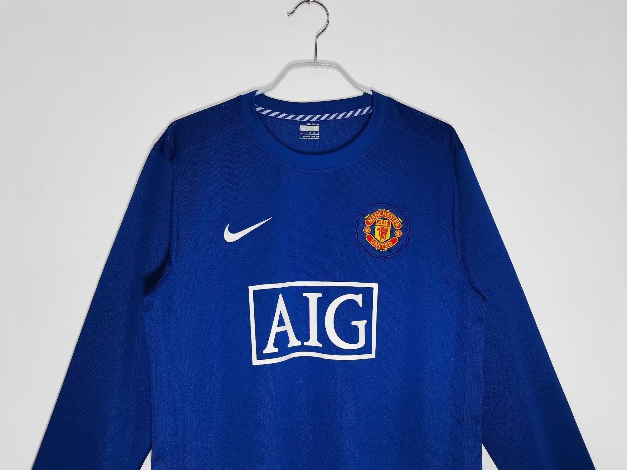 Camisa Manchester United Away 08/09 (Versão Manga Longa Retrô)