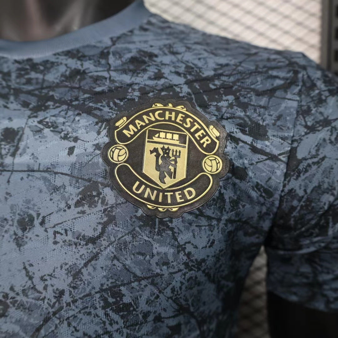 Camisa Manchester United "Black-Gold" (Versão Jogador) | EDIÇÃO ESPECIAL