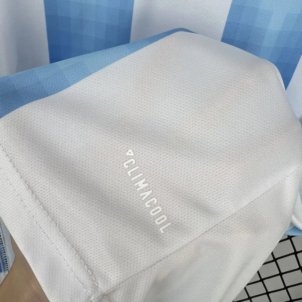 Camisa Seleção Argentina Home 2018 (Versão Manga Longa Retrô)