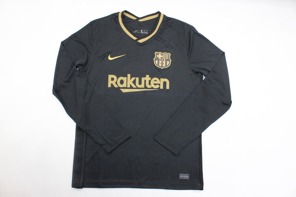 Camisa Barcelona Away 20/21 (Versão Manga Longa Retrô)