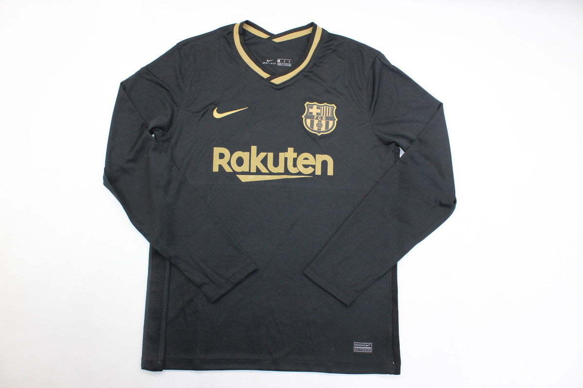 Camisa Barcelona Away 20/21 (Versão Manga Longa Retrô)