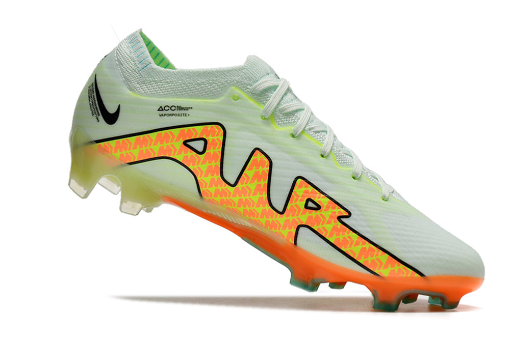 Chuteira de Campo Nike AIR Zoom Mercurial Vapor 15 Elite Green/Orange | Football Boots