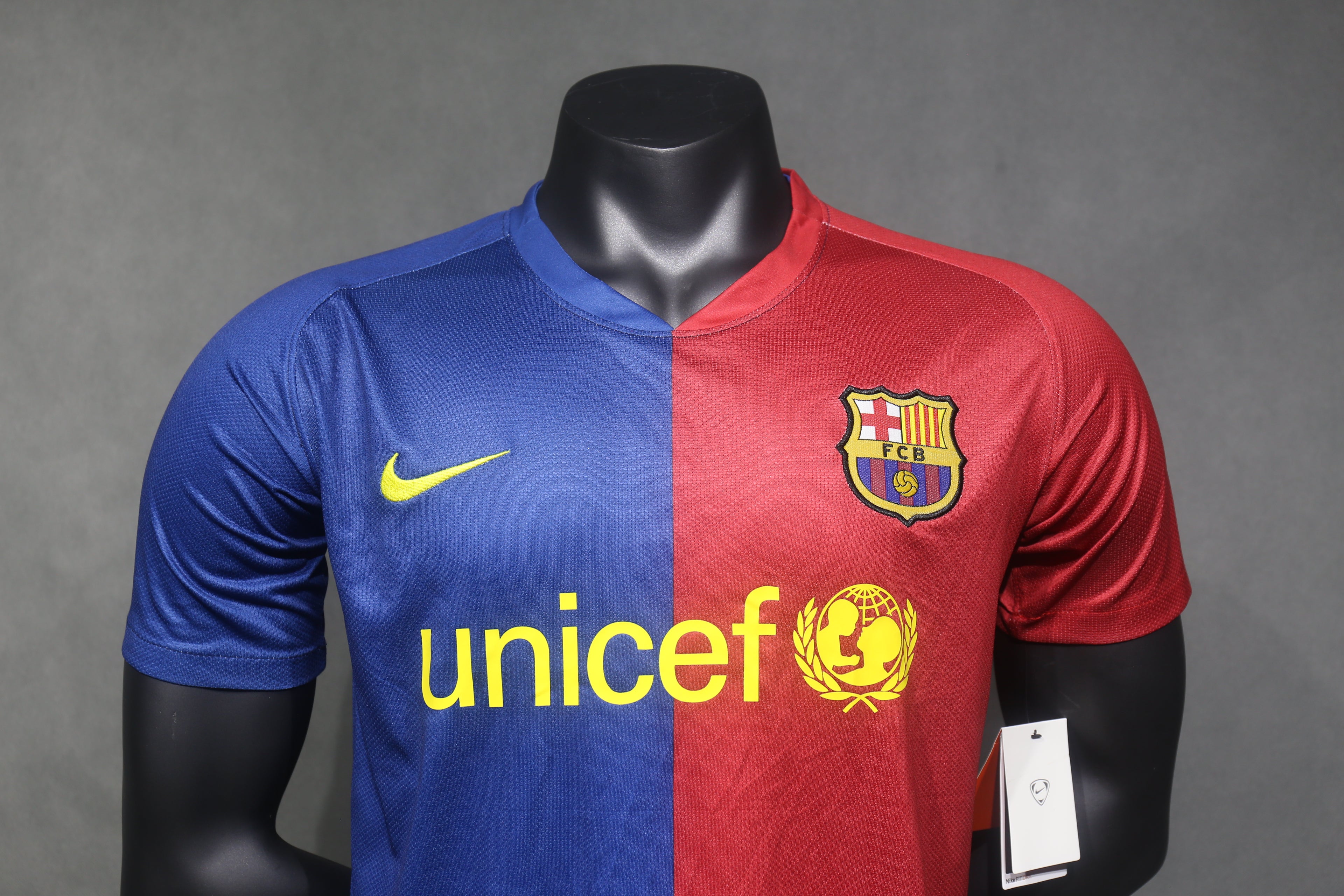 Barcelona Home 14/15 Retro Shirt - Blue and Red 