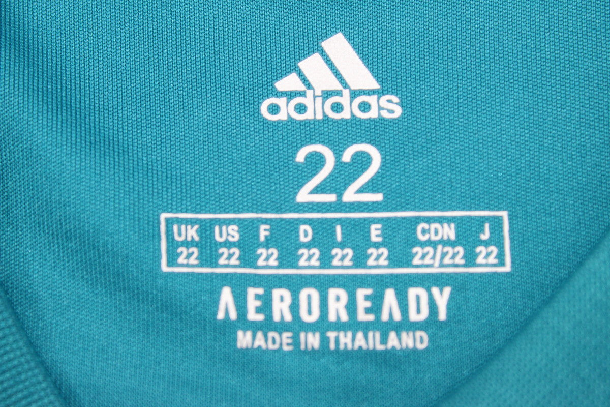 Kit Real Madrid Third 17/18 Conjunto Infantil (Versão Manga Longa Retrô)