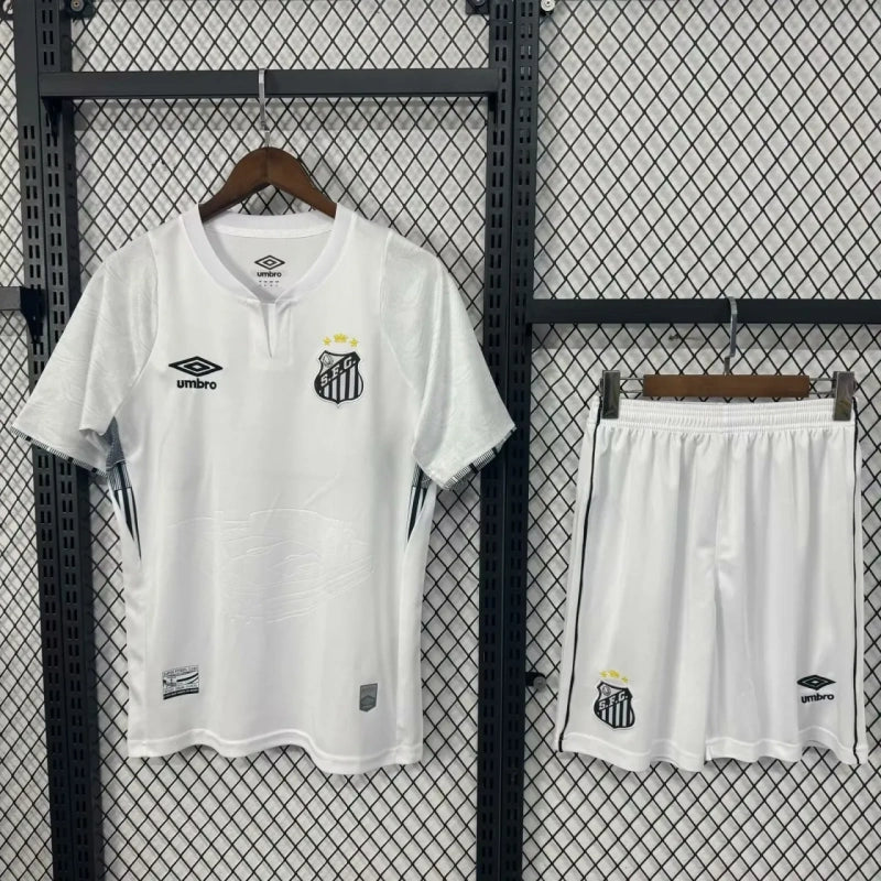 Kit Santos Home 2025 Conjunto Infantil (Versão Torcedor)