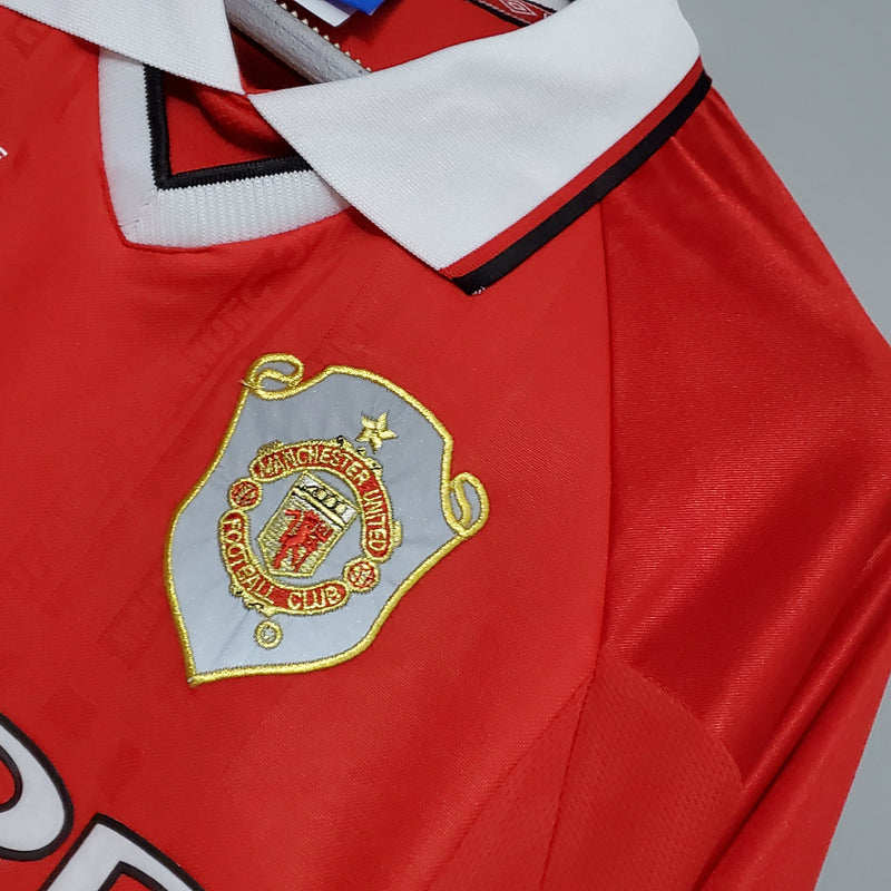 MANCHESTER UNITED I 99/00 homem (RETRO) MANGA LONGA