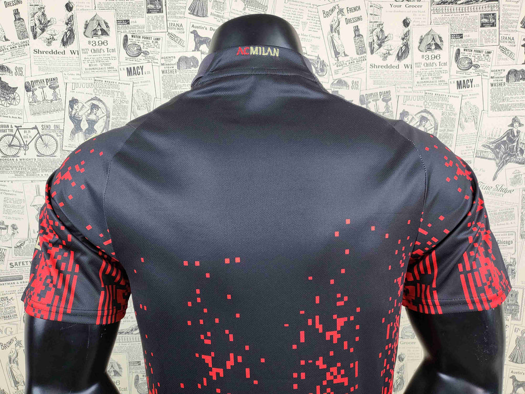 Camisa AC Milan "Red Pixels" 23/24 (Versão Torcedor) | EDIÇÃO ESPECIAL