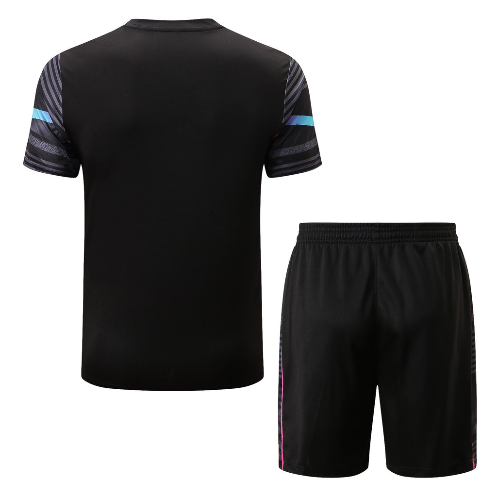 Kit Pre-Treino Manchester City F.C. Conjunto Adulto/Infantil (Versão Torcedor)