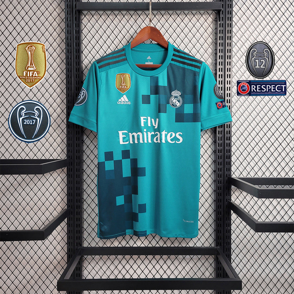 Camisa Real Madrid Third 17/18 (Versão Jogador Retrô)