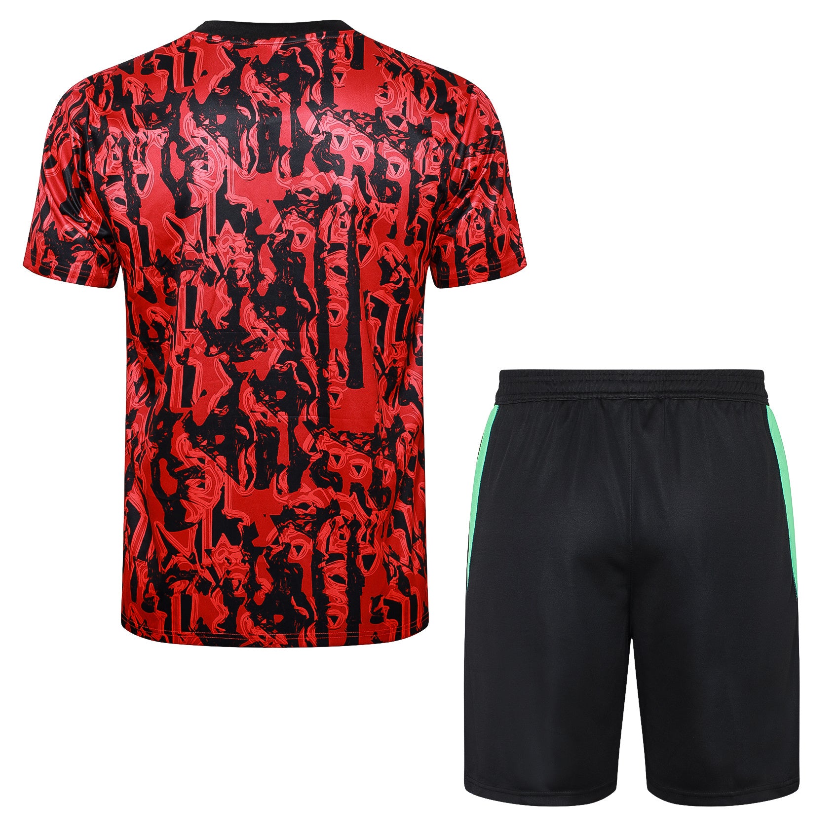 Kit Pre-Treino Manchester United F.C. Conjunto Adulto/Infantil (Versão Torcedor)
