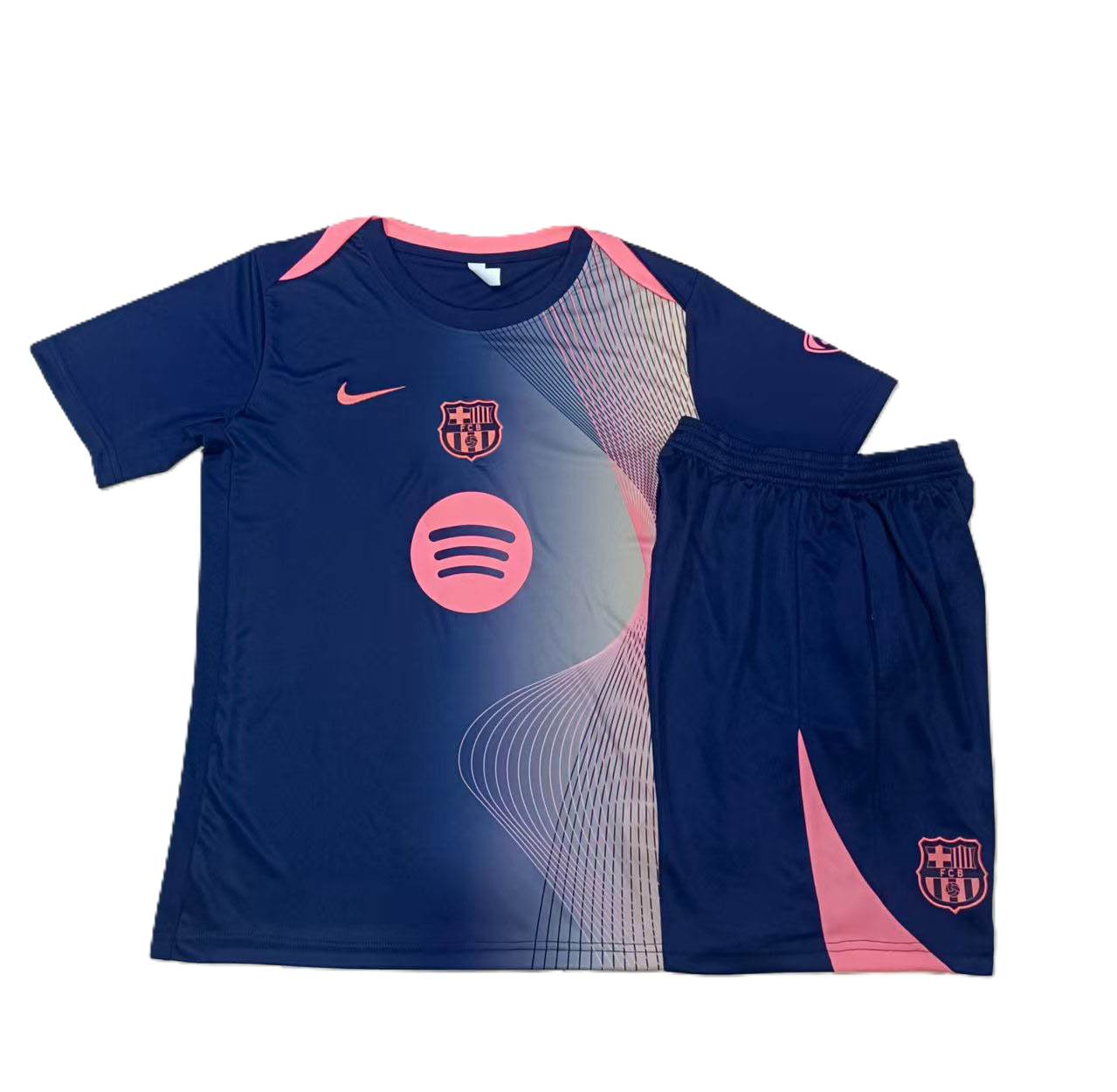 Kit Pre-Treino FC Barcelona Adulto/Infantil (Versão Torcedor)