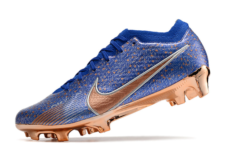 Chuteira de Campo Nike AIR Zoom Mercurial Vapor 15 Elite Blue and Bronze Nugget | Football Boots