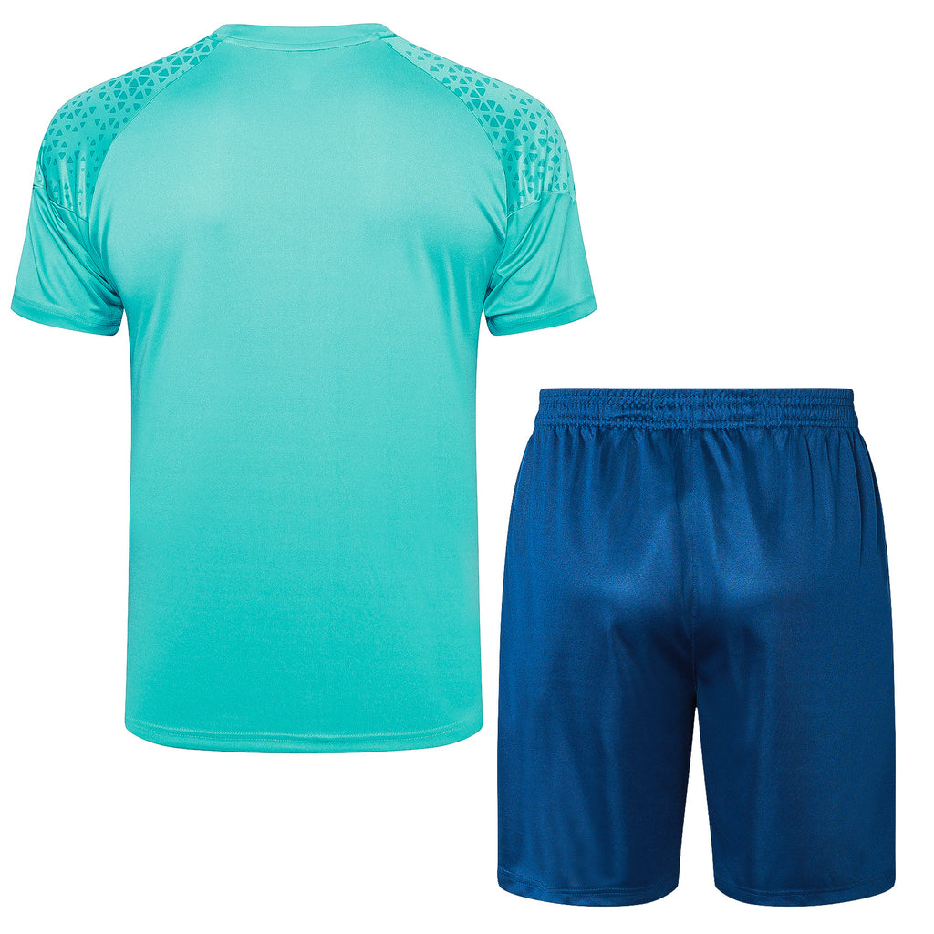 Kit Pre-Treino Olympique de Marseille Conjunto Adulto/Infantil (Versão Torcedor)