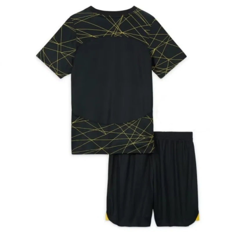 Camisa Paris Saint-Geirman Fourth 22/23 Conjunto Infantil (Versão Retrô)