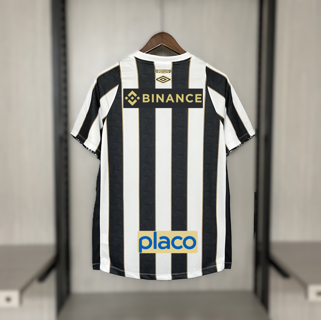 Camisa Santos Away 2025 (Versão Torcedor) - Todos Patrocínios