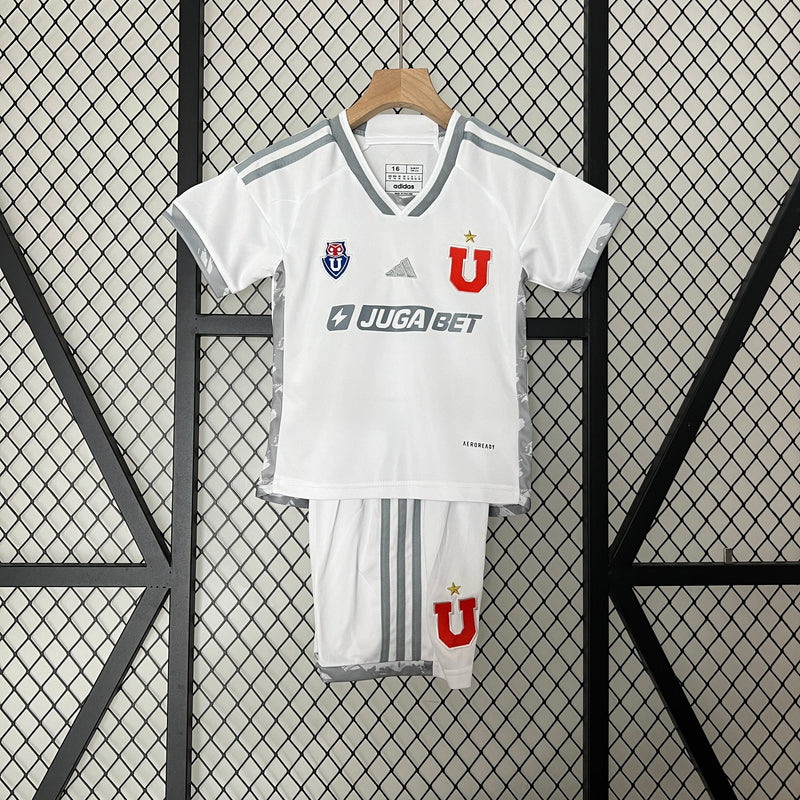 CAMISOLA UNIVERSIDAD DE CHILE II 24/25 CONJUNTO INFANTIL