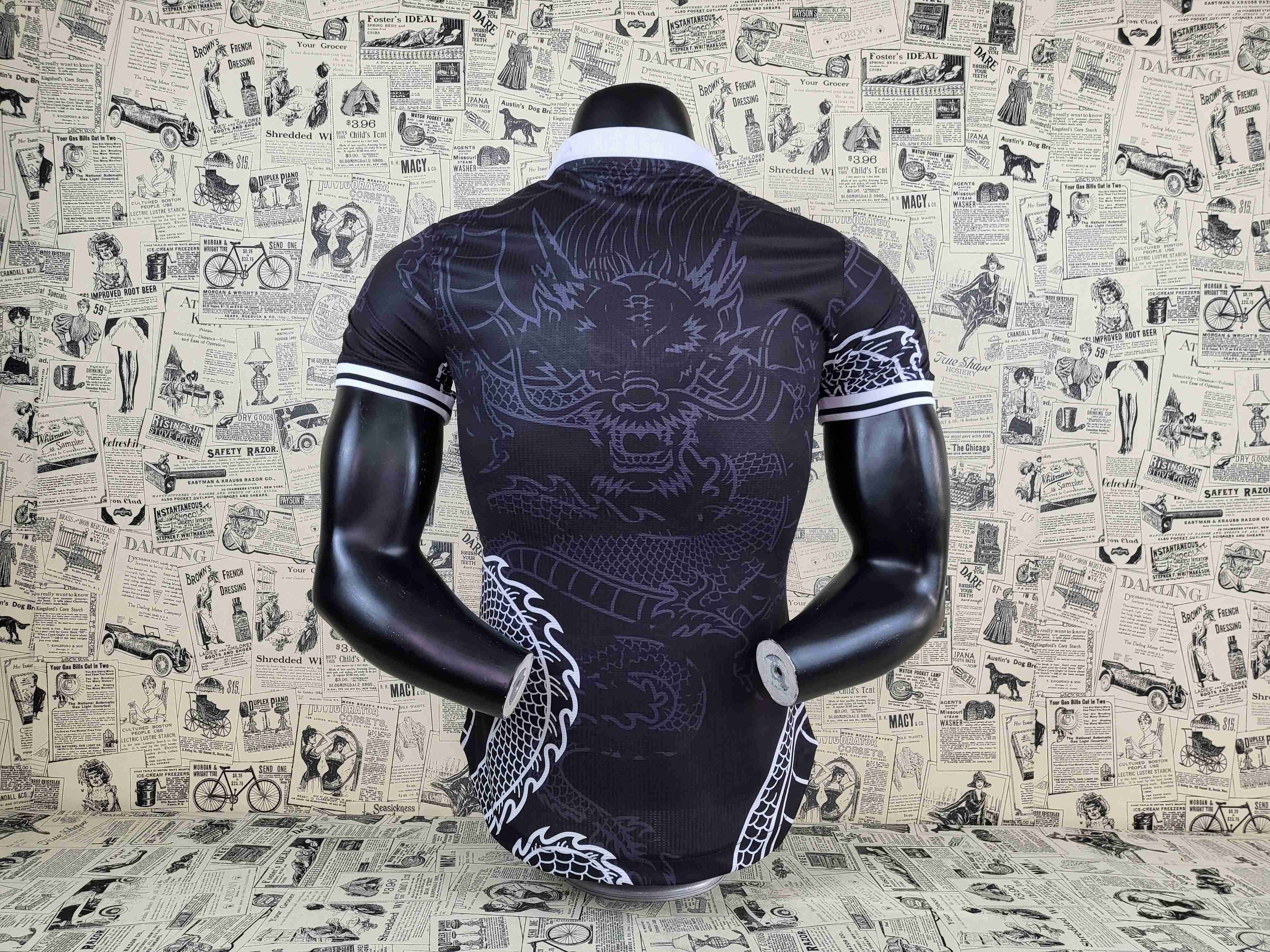Camisa Real Madrid "Black Dragon Edition" 23/24 (Versão Jogador) | EDIÇÃO ESPECIAL