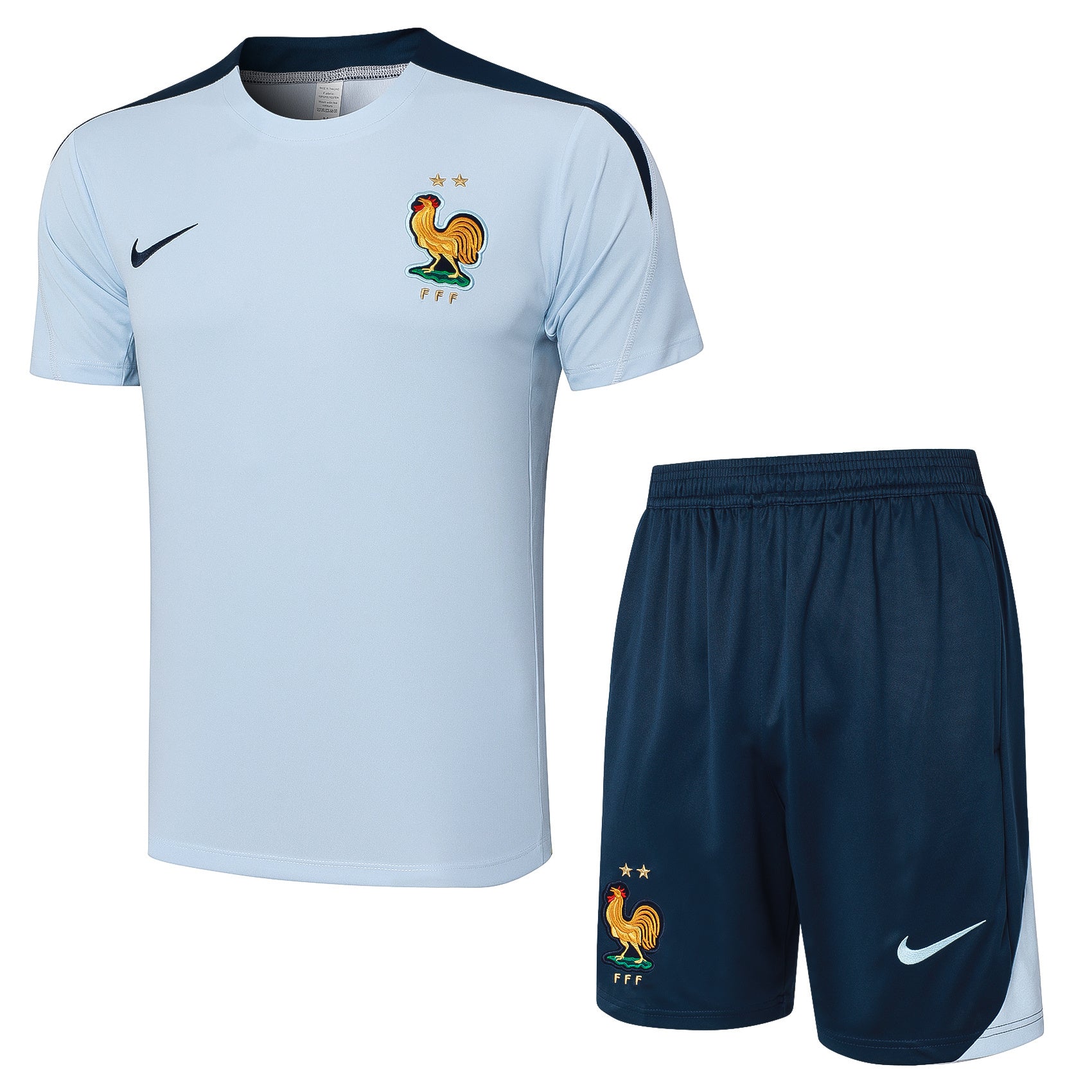 Kit Pre-Treino Seleção da França Adulto/Infantil (Versão Torcedor)