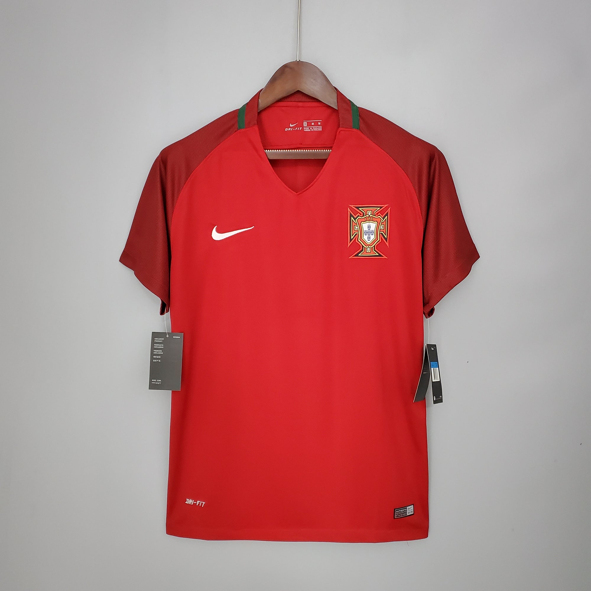 Camisa Seleção Portuguesa Home 2016 (Versão Torcedor Retrô)
