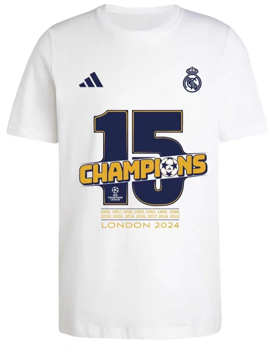 Camisa Casual Real Madrid CF "15 CHAMPIONS" | Moda Esportiva