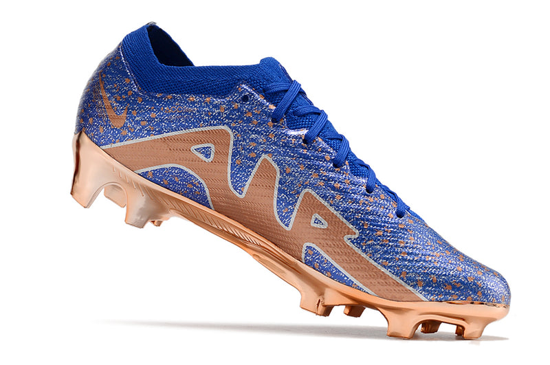 Chuteira de Campo Nike AIR Zoom Mercurial Vapor 15 Elite Blue and Bronze Nugget | Football Boots