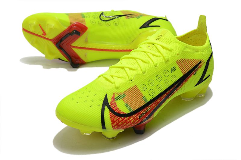 Chuteira de Campo Nike AIR Zoom Mercurial Vapor 14 Elite Verde Fluorescente | Football Boots