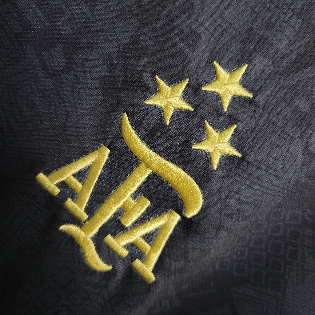 Camisa Seleção da Argentina "Black 2022" (Versão Torcedor) | EDIÇÃO ESPECIAL