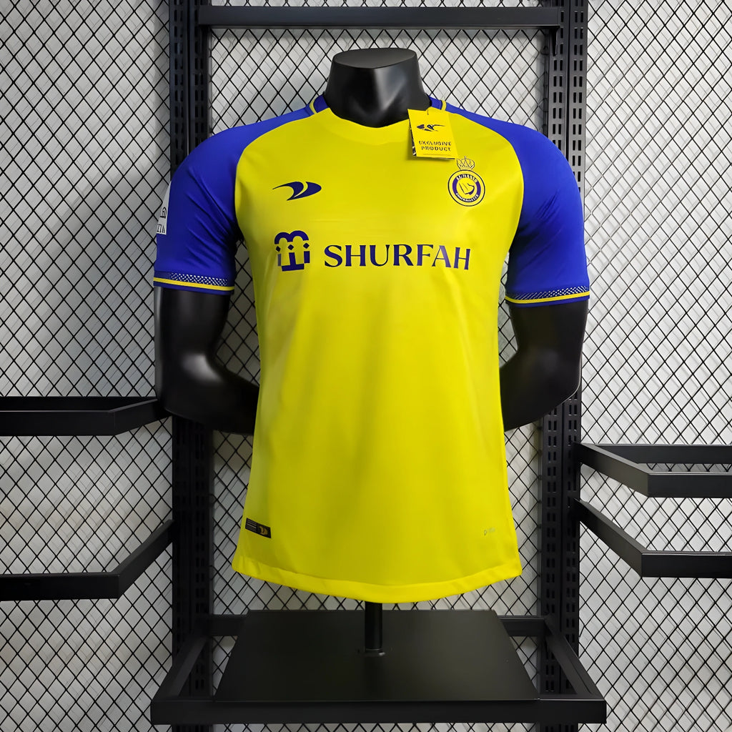 Camisa Al-Nassr FC 22/23 Home (Versão Jogador Retrô)