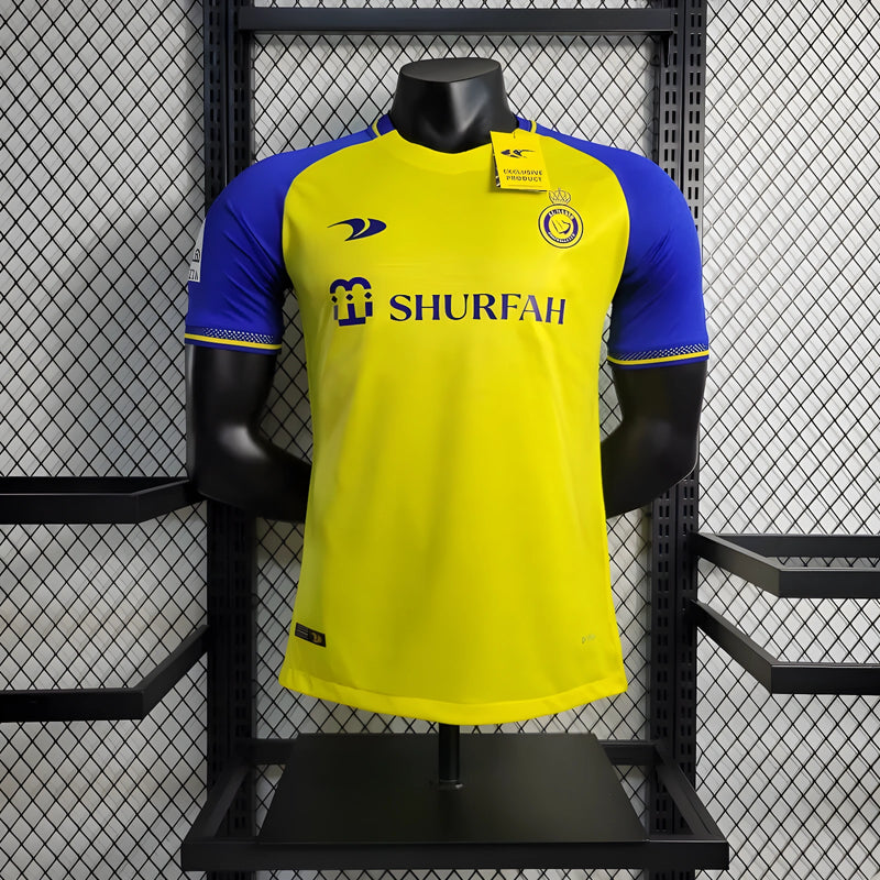 Camisa Al-Nassr FC 22/23 Home (Versão Jogador Retrô)