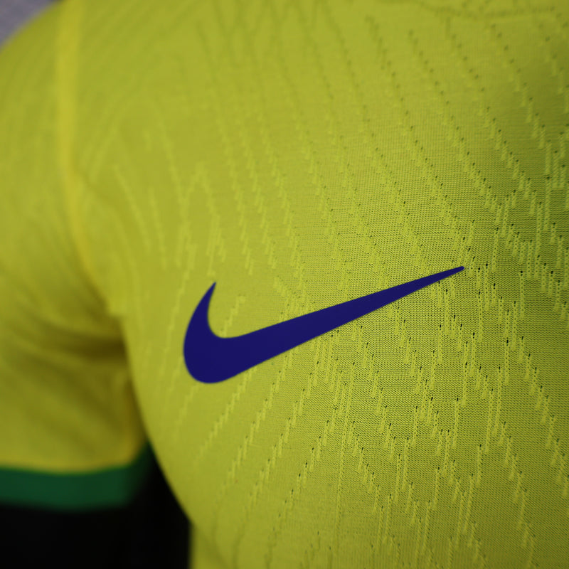 Camisa Seleção do Brasil Verde-Amarelo "CRISTO" 23/24 (Versão Jogador) | EDIÇÃO ESPECIAL