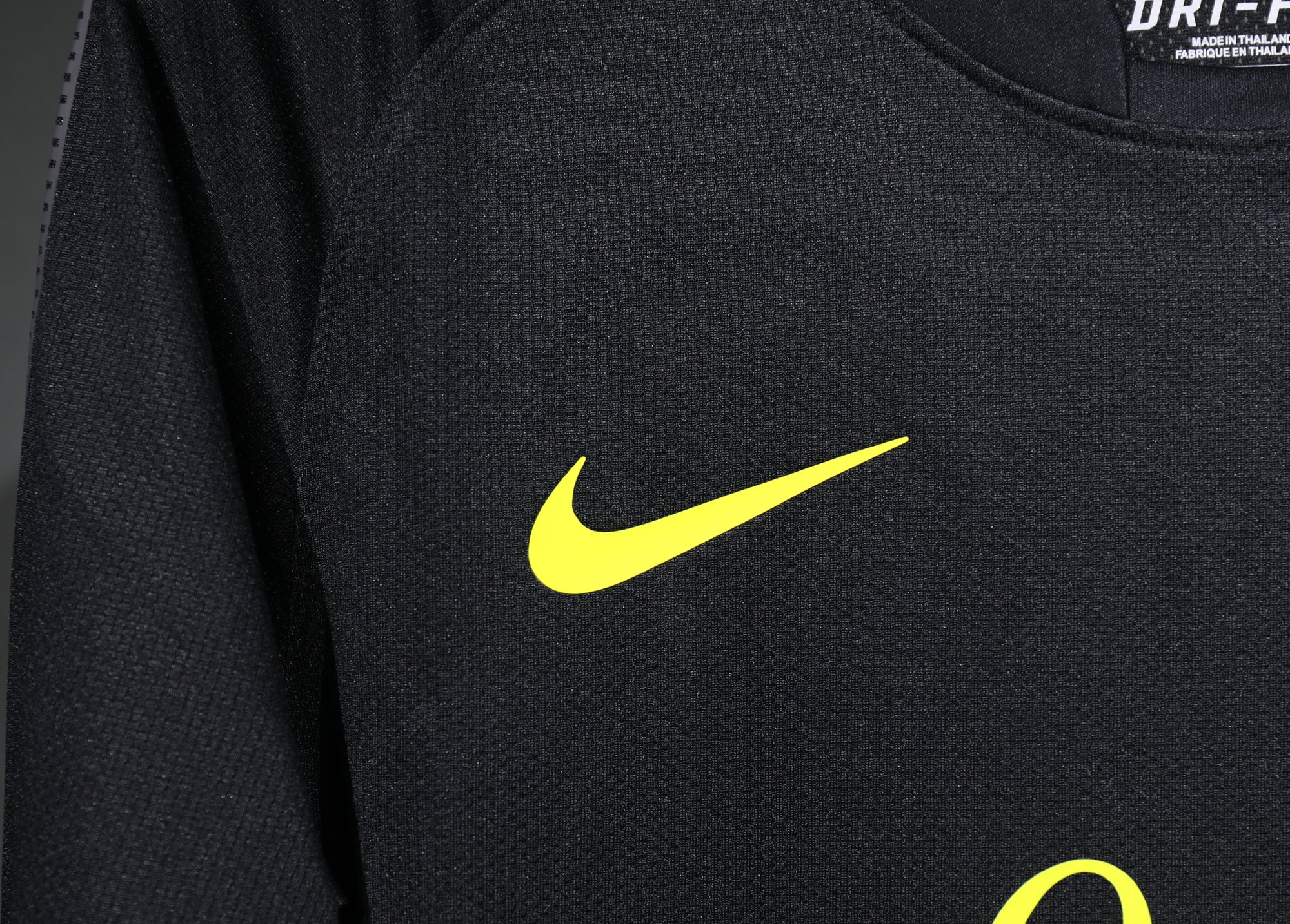 Camisa Barcelona Away 11/12 (Versão Manga Longa Jogador Retrô)