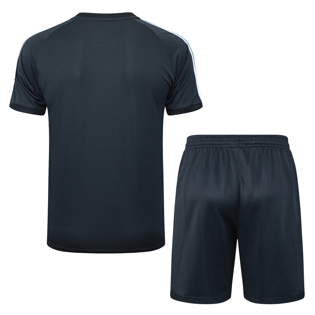 Kit Pre-Treino Seleção Argentina Conjunto Adulto/Infantil (Versão Torcedor)