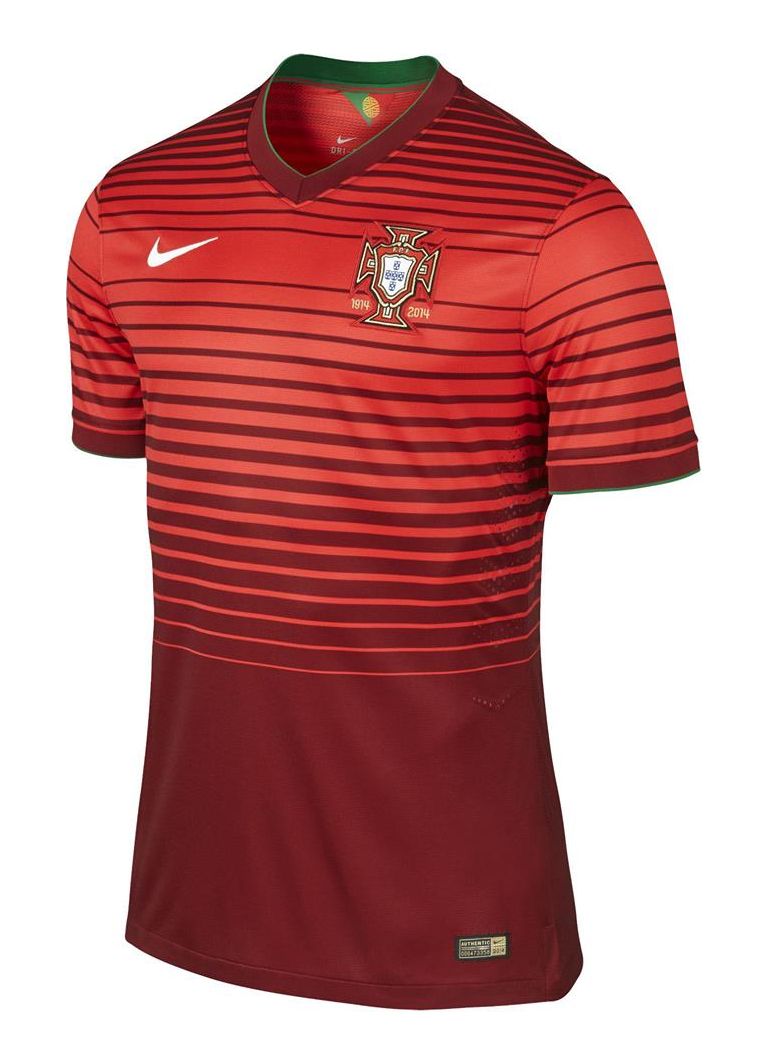 Camisa Seleção Portuguesa Home 2014 (Versão Torcedor Retrô)