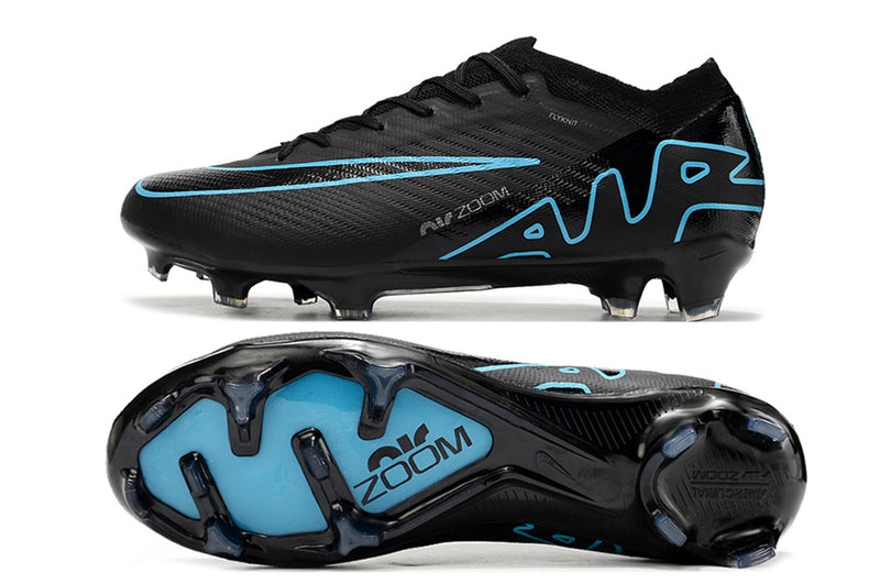 Nike Mercurial Vapor Flyknit Ultra FG Botas de Fútbol - Negro Azul | Football Boots