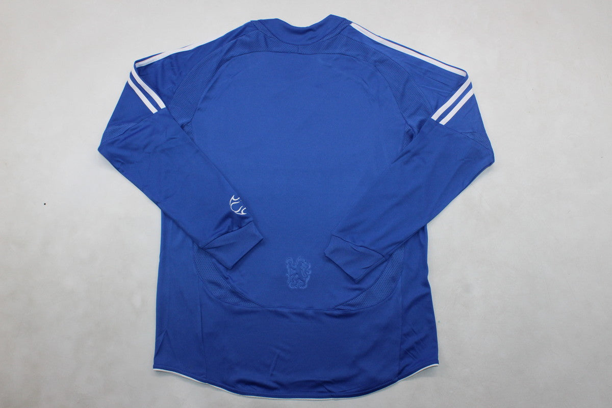 Camisa Chelsea F.C. Home 06/07 (Versão Manga Longa Torcedor Retro)