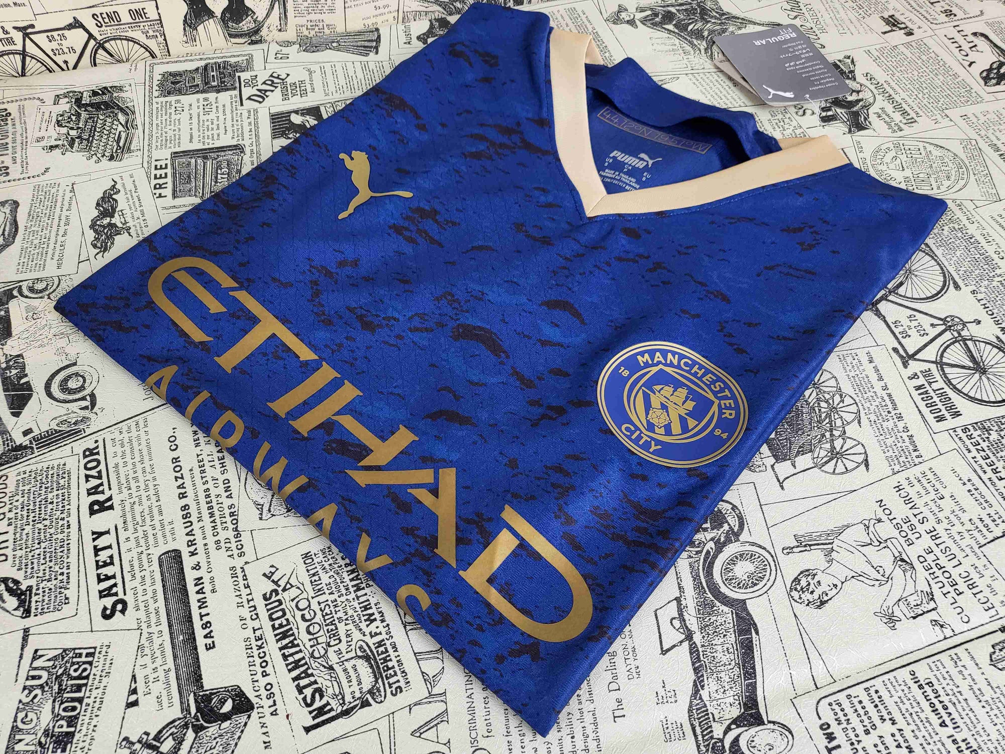 Camisa Manchester City "Blue Edition" 23/24 (Versão Jogador) | EDIÇÃO ESPECIAL